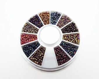 Db0731 Miyuki Delica 11//0 Opaque Gray 1,6 mm Jap Cylindre Perles