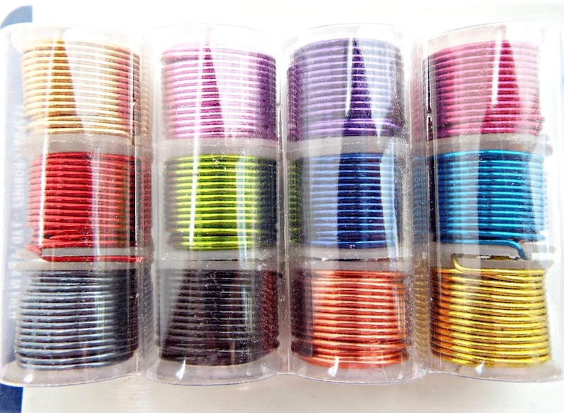 12 Pack Aluminium Wire for Jewellery and Crafts, 1mm Thickness image 3