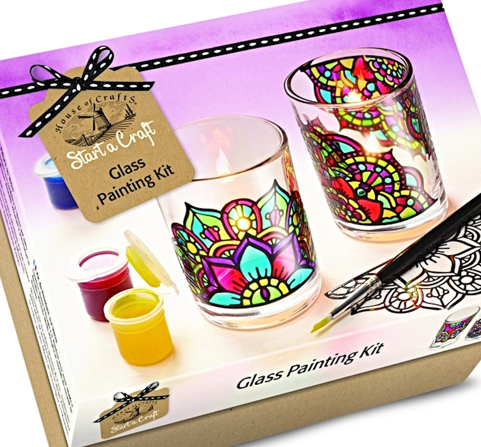Glass Painting Kit Glass Craft Set Gift Set Kit for Etsy