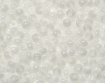 11/0 Opaque White Miyuki Seed Beads 402, 10g Pack, Approx 1100 Beads, Top Quality, Japanese Seed Beads, White Seed Beads, UK Shop