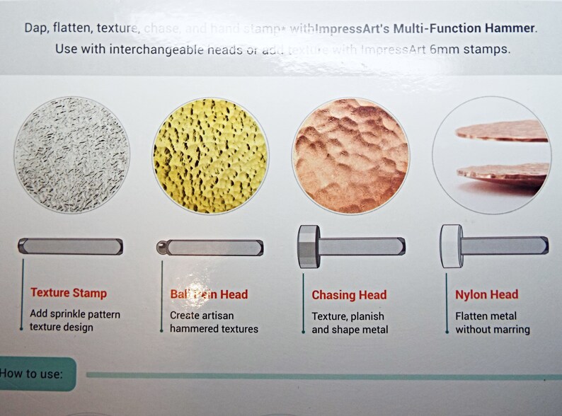 Impressart Hammer Kit Multi Function Tool Metal Jewelry Etsy UK