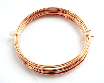 18 Gauge Copper Wire, Non Tarnish, 1mm Copper Wire, 4 Metres Wire, Wire Wrapping, Jewelry Wire, Craft Wire, Jewelry Supplies, UK Seller