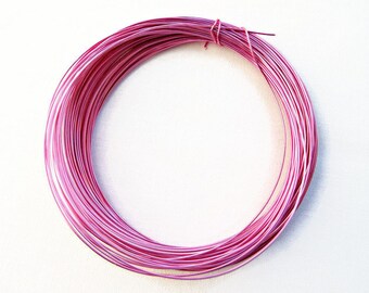 15M 0.5mm Pink Copper Wire, Baby Pink Jewelry Wire for Wrapping, Mixed Media, Earrings and Necklaces, UK Shop