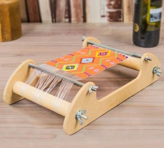 Wood Weaving Beading Loom for Necklaces Make DIY Handmade Knitting Machine