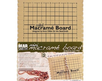 Macrame Board, Lightweight Foam Knotting Board for Hemp & Textile Jewellery Making and Wall Art, Craft Supply Tool