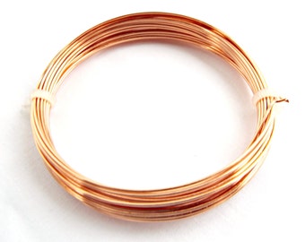20 Gauge Copper Wire, Non Tarnish, 0.8mm Copper Wire, 6 Metres Wire, Wire Wrapping, Jewelry Wire, Craft Wire, Jewelry Supplies, UK Seller