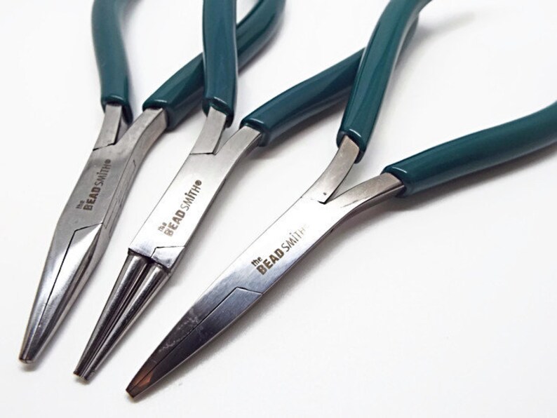 Microfine Plier Kit Set of 4 Round Nose Chain Nose Flat Etsy UK