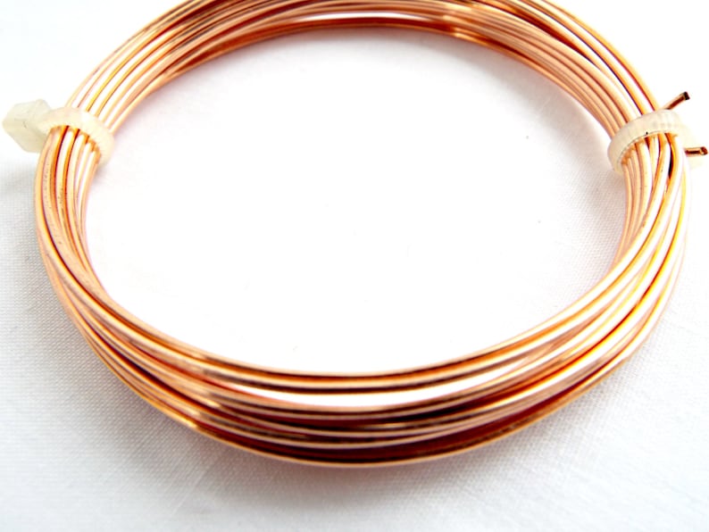18 Gauge Copper Wire Non Tarnish 1mm Copper Wire 4 Metres - Etsy