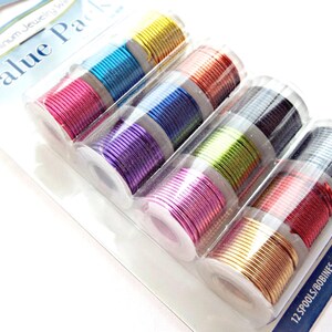 12 Pack Aluminium Wire for Jewellery and Crafts, 1mm Thickness image 2