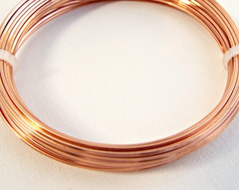 0.8mm Square Wire, Copper Jewelry Wire, 20 Gauge Wire, 6 Metres, Wire Wrapping, Craft Wire, Jewelry Supplies, Wire Coil