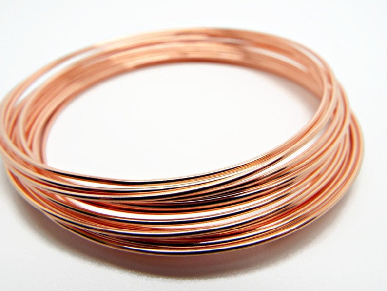 1mm Bare Copper Wire 18 Gauge Copper Wire 4 Metres Raw Etsy UK