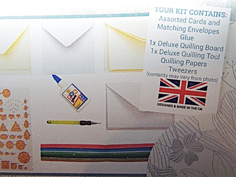 Quilling Kit Complete Starter Kit 12 Projects Make Quilled Etsy UK