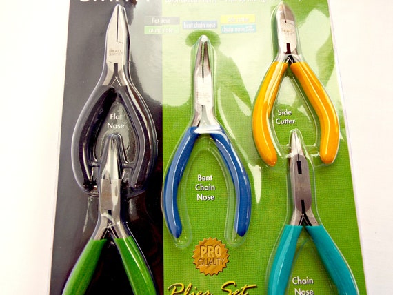 5 Piece Jewelers Pliers Set Jewelry Pliers Wire Working Beading Tools.