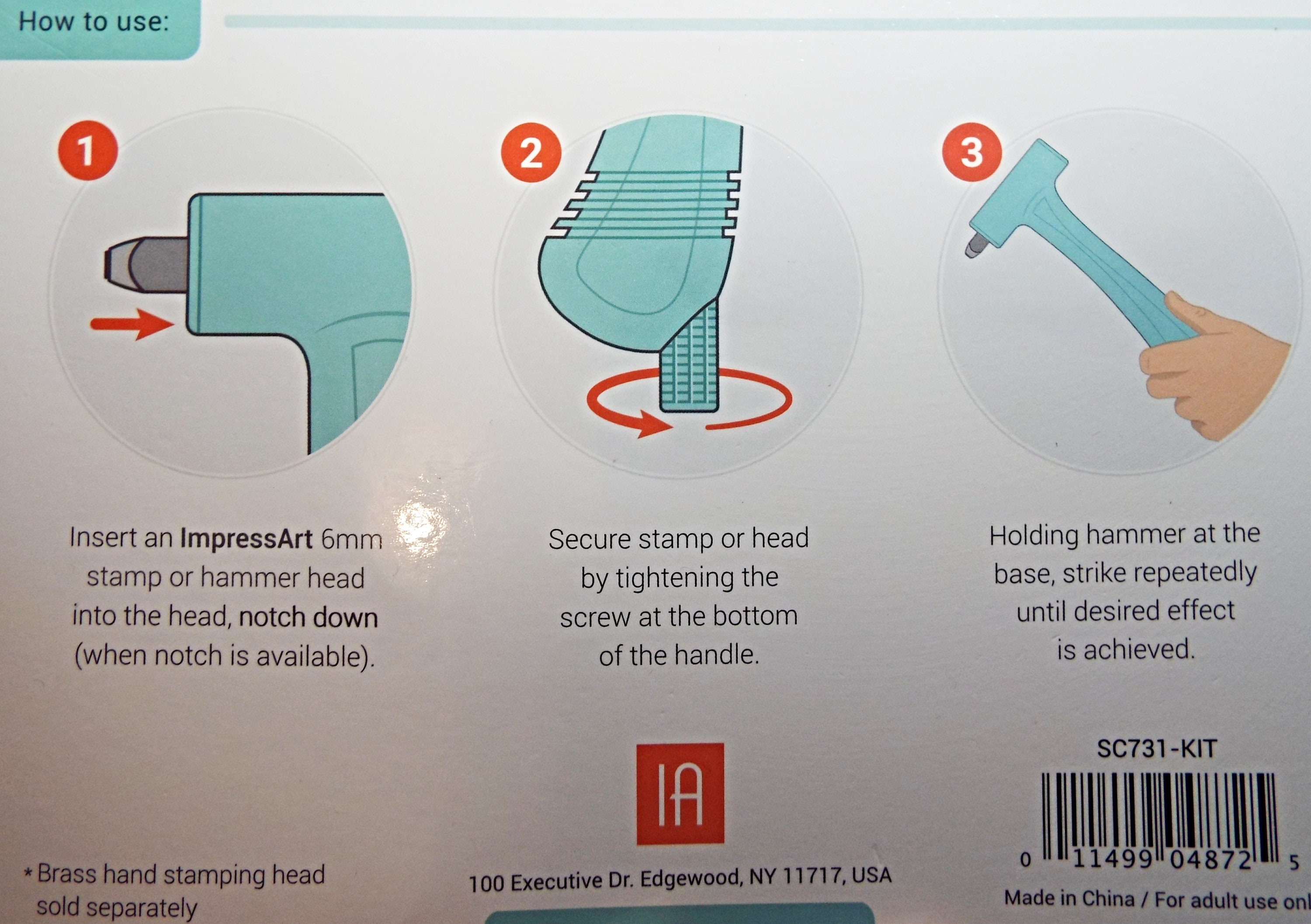 Impressart Hammer Kit Multi Function Tool Metal Jewelry Etsy UK