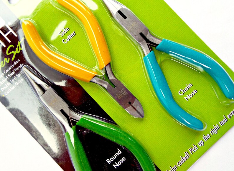 BeadSmith Pliers Set of 3 Pliers Plier Tool Kit Jewelry | Etsy