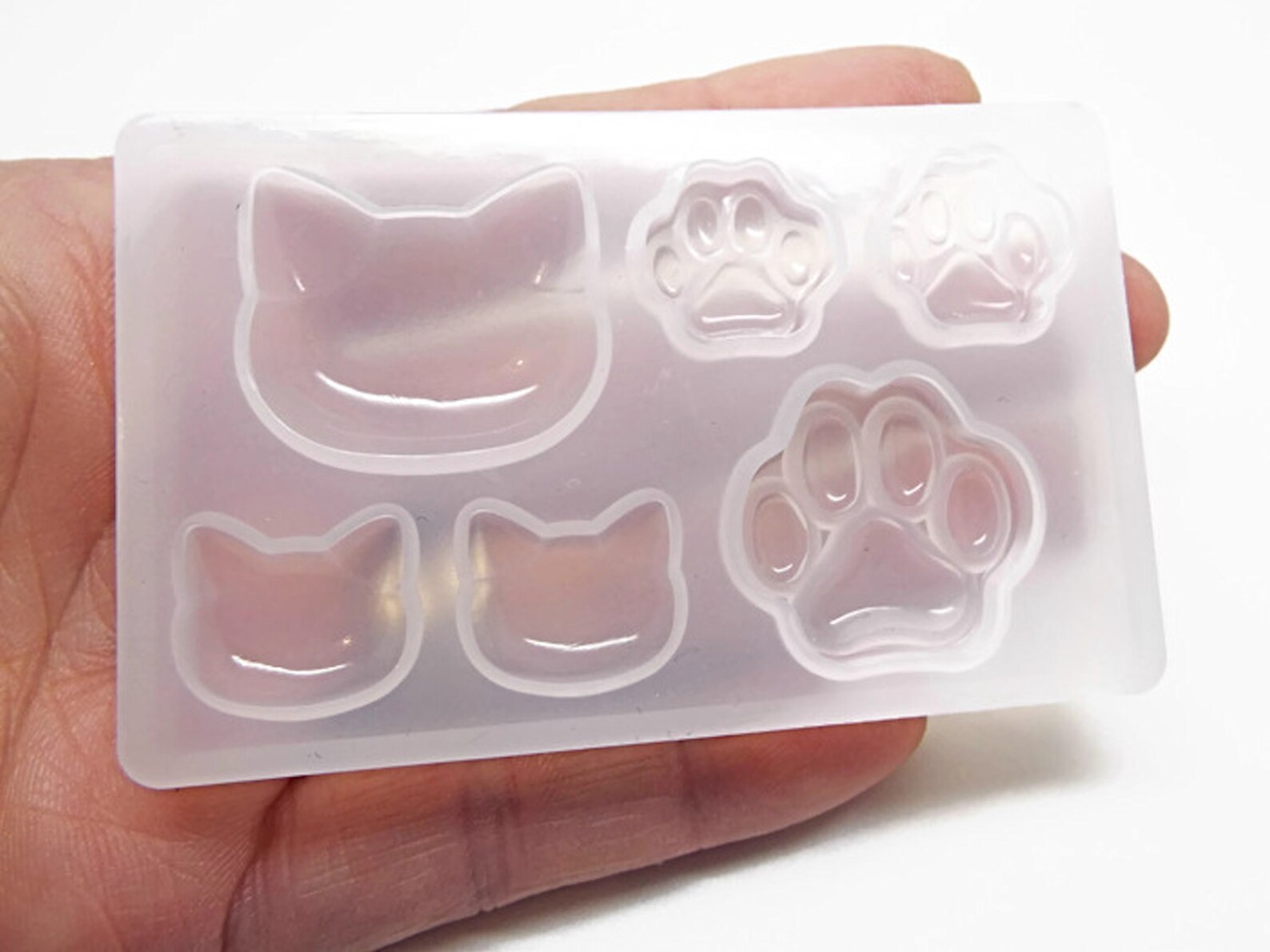 77mm Cat Silicone Mold Resin Tool Chocolate Candy Mold Cat Etsy