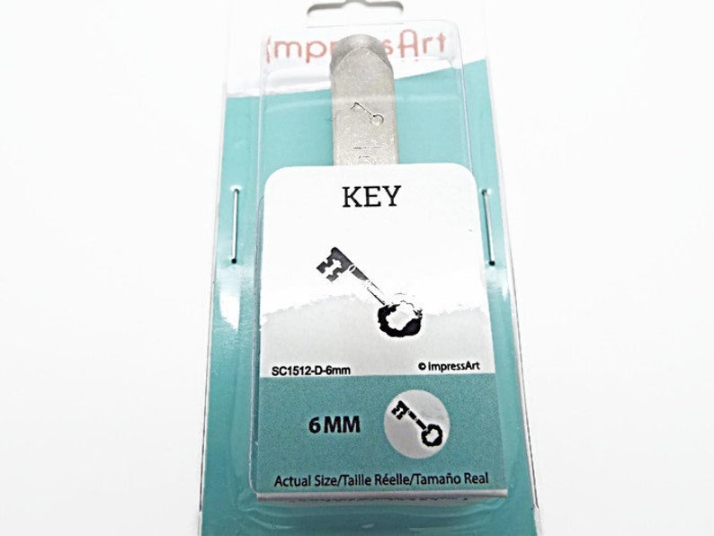 6mm Design Stamping Tool Hand Stamping Key Symbol Metalwork Tool Key Metal Stamp Key Jewelry Stamped Jewelry UK Seller