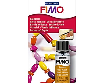 Fimo Gloss Varnish, 10ml Clay Varnish, Water Based Varnish, Clear Varnish, Polymer Clay Varnish, Craft Varnish, Fimo Supplies, UK Shop