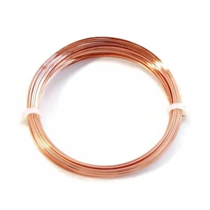 0.8mm Square Wire, Copper Jewelry Wire, 20 Gauge Wire, 6 Metres, Wire Wrapping, Craft Wire, Jewelry Supplies, Wire Coil