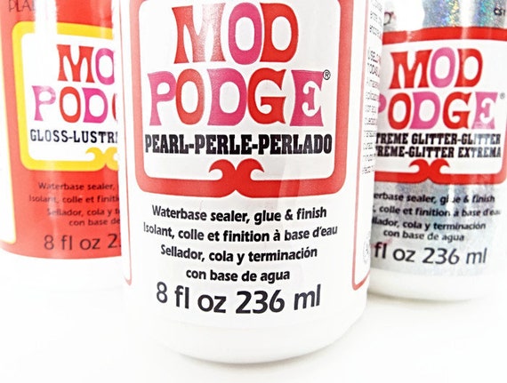 Mod Podge 8oz Gloss or Matte Glue Sealant and Craft Adhesive, 236ml,  Waterbased Sealer, Craft Supplies, UK Shop 