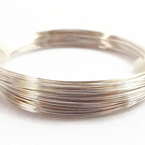 Fil de cuivre plaqué argent de 0,4 mm de calibre 26, 20 mètres pour l'emballage de câbles et la fabrication de bijoux, anti ternissement image 4