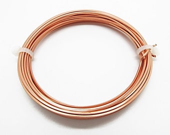 1mm Square Wire, Copper Jewelry Wire, 18 Gauge Wire, 4 Metres, Wire Wrapping, Craft Wire, Jewelry Supplies, Wire Coil