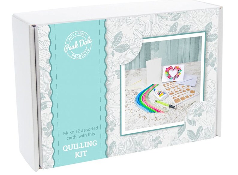 Quilling Kit Complete Starter Kit 12 Projects Make Quilled Etsy UK