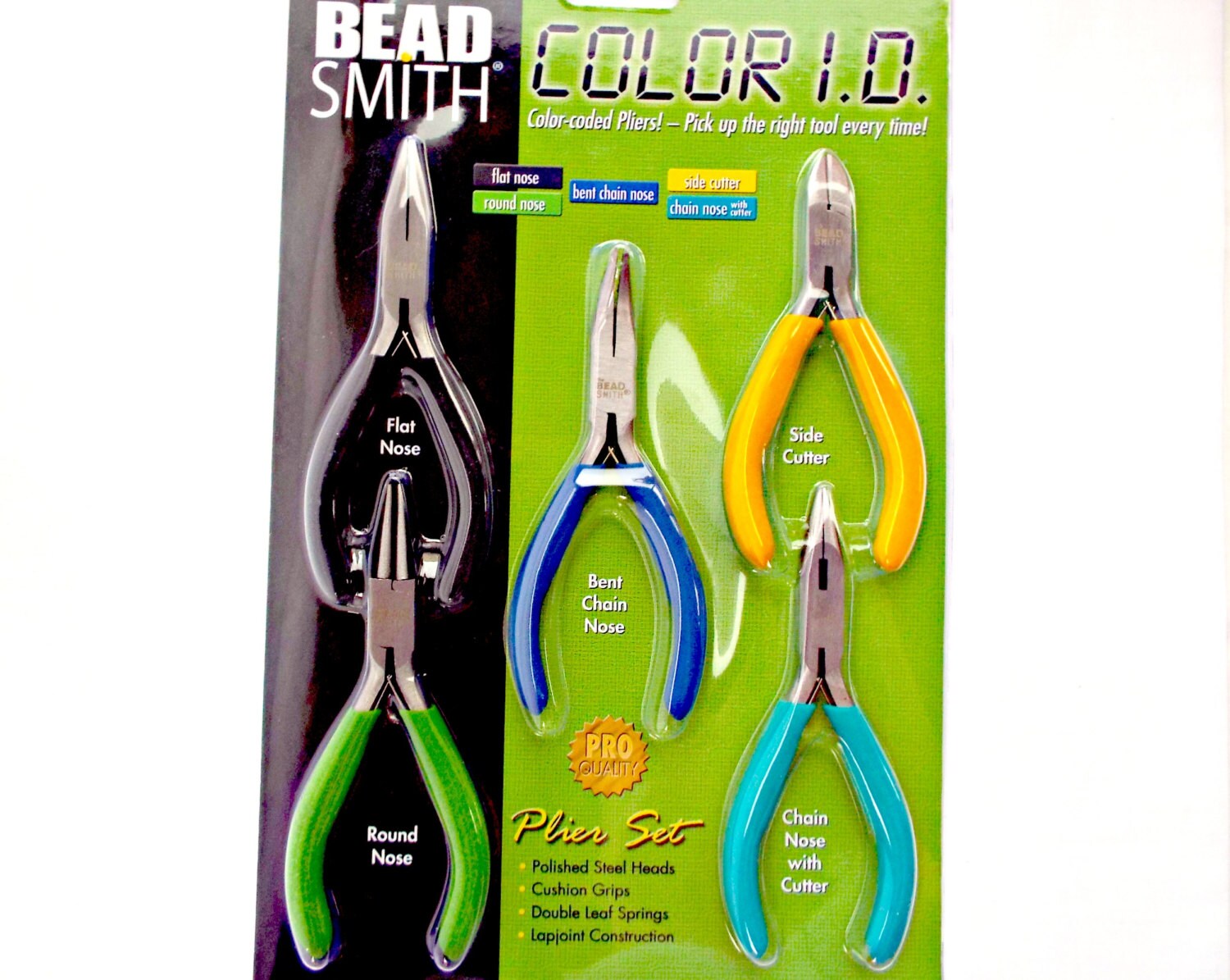 The Beadsmith® Super Fine Series 4 Piece Pliers Set