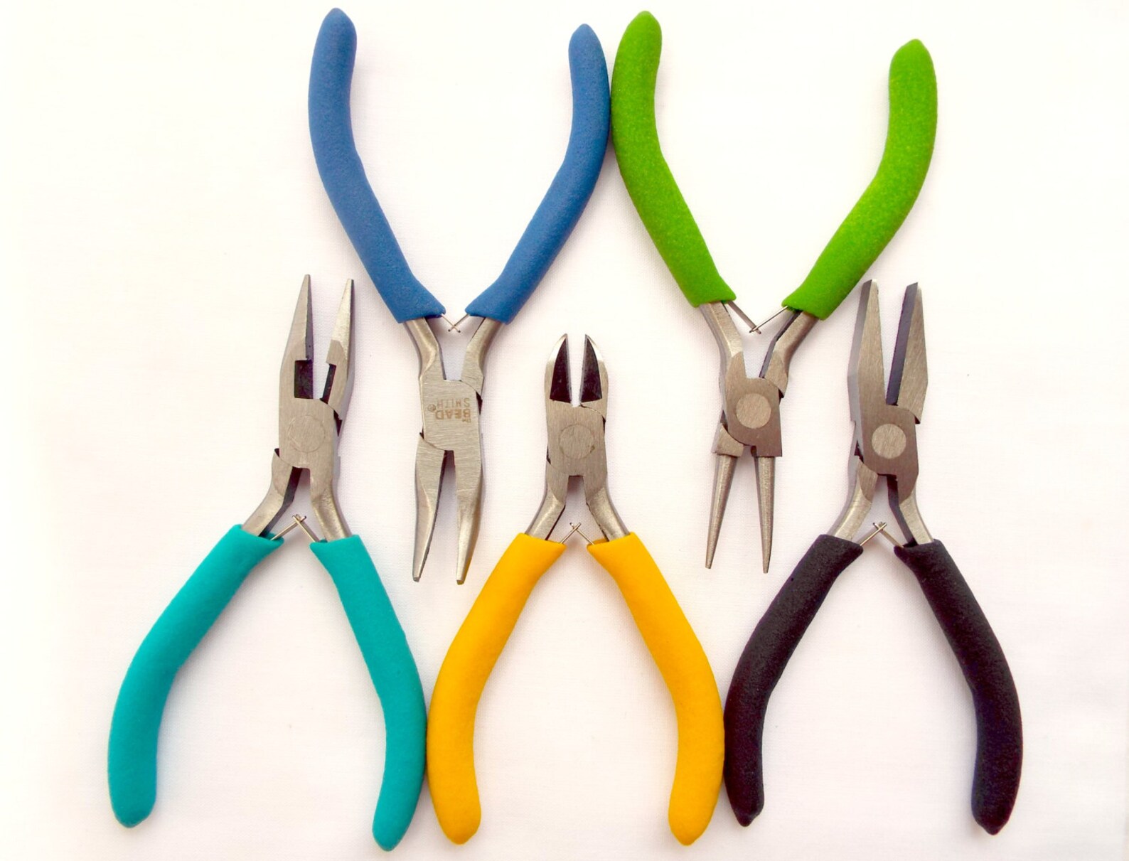 5 Piece Beadsmith Jewelry Plier Set Jewelry Tool Kit Bent Etsy UK