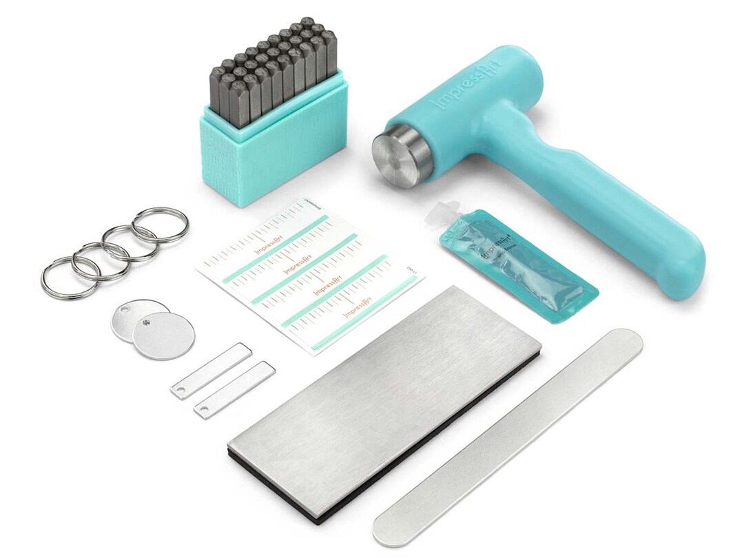Impressart Metal Stamping Kit 27 Uppercase Stamps 3mm Etsy UK