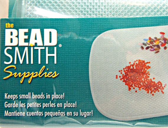 no residue beading mat Beadsmith Clear Bigger Sticky Bead Mat 7.5/" x 5.5/"