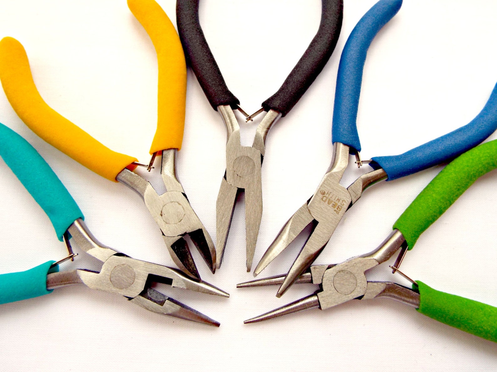 5 Piece Beadsmith Jewelry Plier Set Jewelry Tool Kit Bent Etsy UK