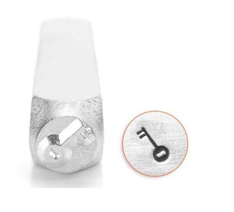 6mm Design Stamping Tool Hand Stamping Key Symbol Metalwork Tool Key Metal Stamp Key Jewelry Stamped Jewelry UK Seller