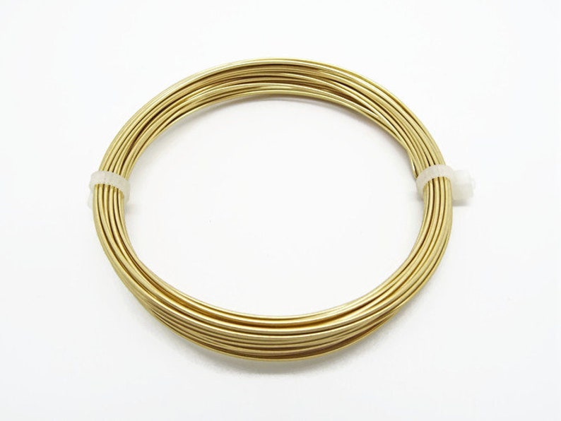 Jewelry Wire Brass Craft Wire Wire Wrapping 0.8mm Brass Wire 20 Gauge 6 Metres Non Tarnish Mixed Media Wire UK Wire Supply