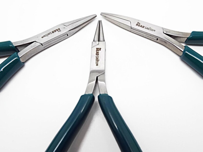 Microfine Plier Kit Set of 4 Round Nose Chain Nose Flat Etsy UK