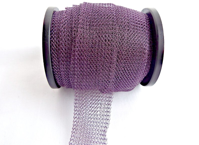 Purple Wire Mesh Knitted Wire Purple Jewelry Wire Colored Etsy UK