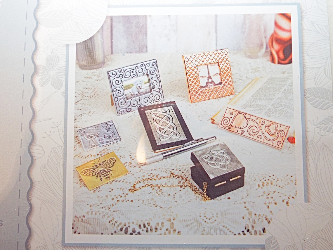 Complete Metal Embossing Kit Metal Craft Kit 7 Projects Etsy UK