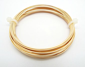 Gold Square Wire, 0.8mm, Gilt on Copper, 20 Gauge Wire, 6 Metres Copper Wire, Wire Wrapping, Craft Wire, Jewelry Supplies, UK Seller