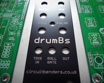 drumBs PCB's & panel - DIY eurorack analogue percussion module