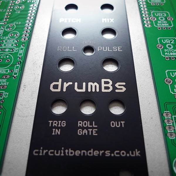 drumBs PCB's & panel - DIY eurorack analogue percussion module