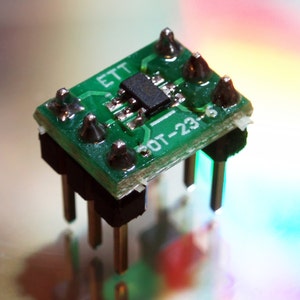 LTC1799 Precision Oscillator PCB module or on DIP6 adapter for circuit bending or modding image 4