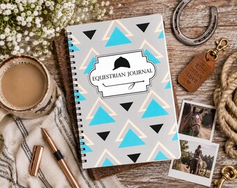 Paardrijdagboek – Tracker van paardrijdoelen & leslogboek | Paardrijcadeau voor meisjes, studenten, trainers of paardenliefhebbers