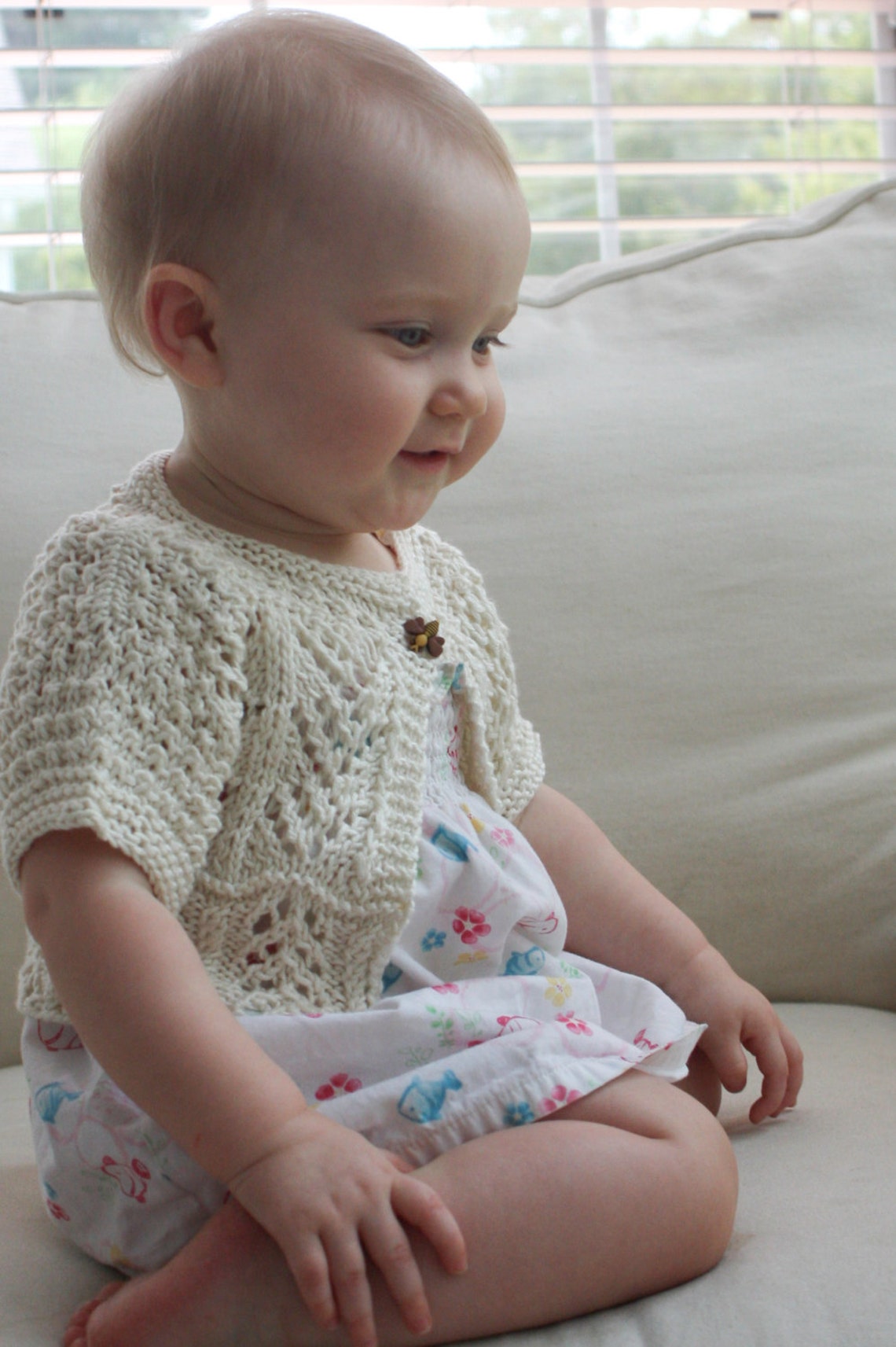 Ailey Baby Bolero Knitting Pattern Download Etsy