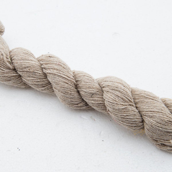 Organic Machine Spun Hemp Yarn - Natural