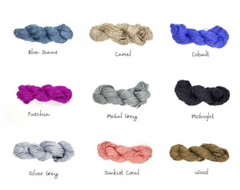 Eri Silk Yarn, Peace SilkYarn, Ahimsa Silk, Soft Silk, Silk Yarn, Pure Ahimsa Silk Yarn, Beautiful Silk Yarn, Silk Knitting Yarn