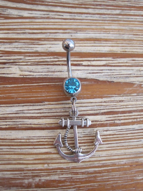Cute Belly Button Rings Anchor Anchor Belly Ring Etsy