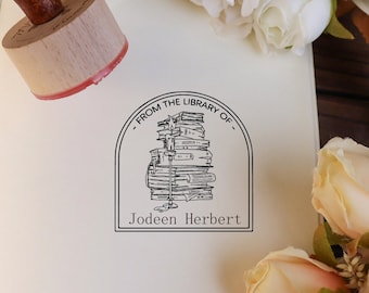 From the library of stamp| ex libris stamp | book stamp | stamp book | personalized book stamp | library stamp personalized,Bookplate Stamp
