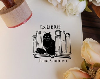 From the library of stamp| book stamp | stamp book|ex libris | book lover gift| personalized birthday gift | Mother's day gift