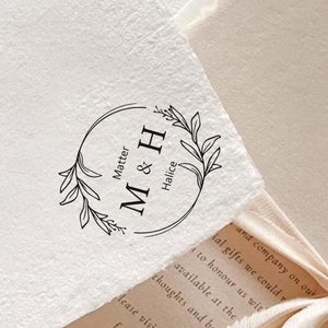 Personalisierte Hochzeitsstempel | Hochzeit Stempel | Initial Stamp |Hochzeitseinladung Stempel | Danke Stempel | Selbstfarbstempel | Paar Namen Stempel