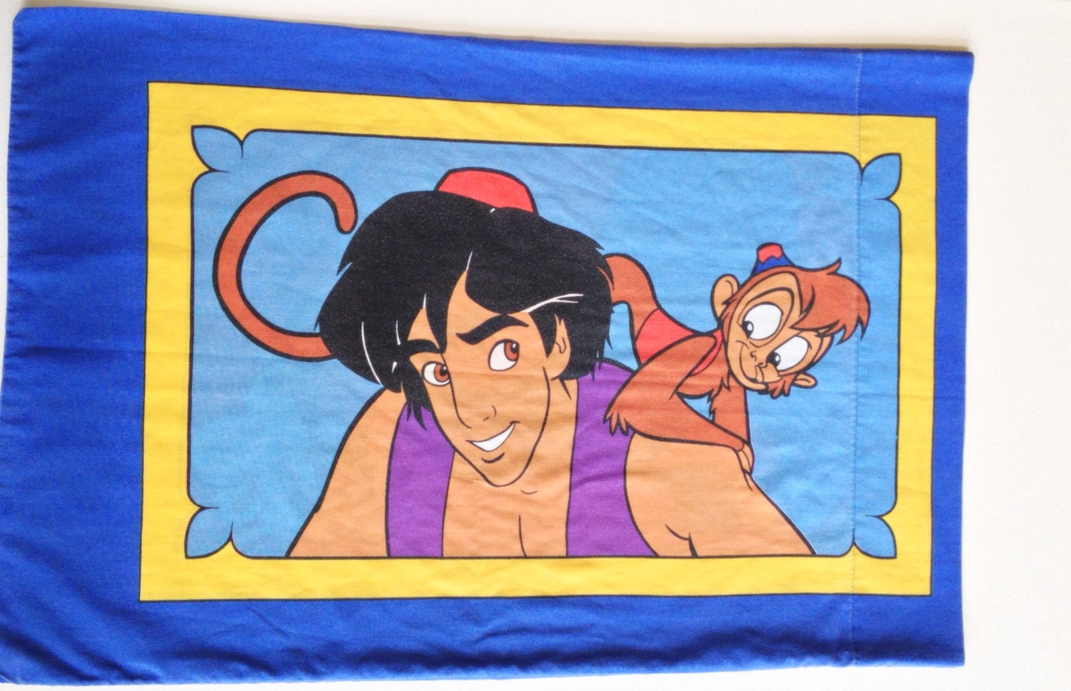 Vintage Disney Aladdin Pillowcase Etsy